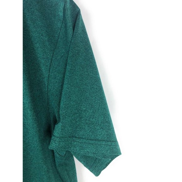 Pro Tour Men's XL Polo Short Sleeve Button Green Polyester Adult Shirt A10 - Picture 3 of 4